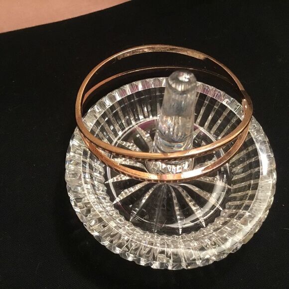 Rose Gold Tone Intersecting Bangle Bracelet - Picture 5 of 6